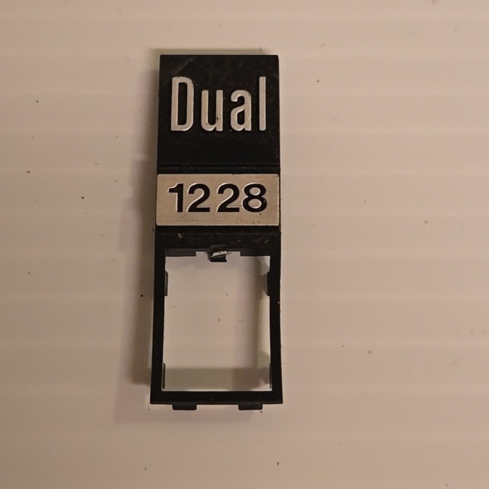 Dual 1228 Vintage Stereo Turntable Parting Out - Model # Badge